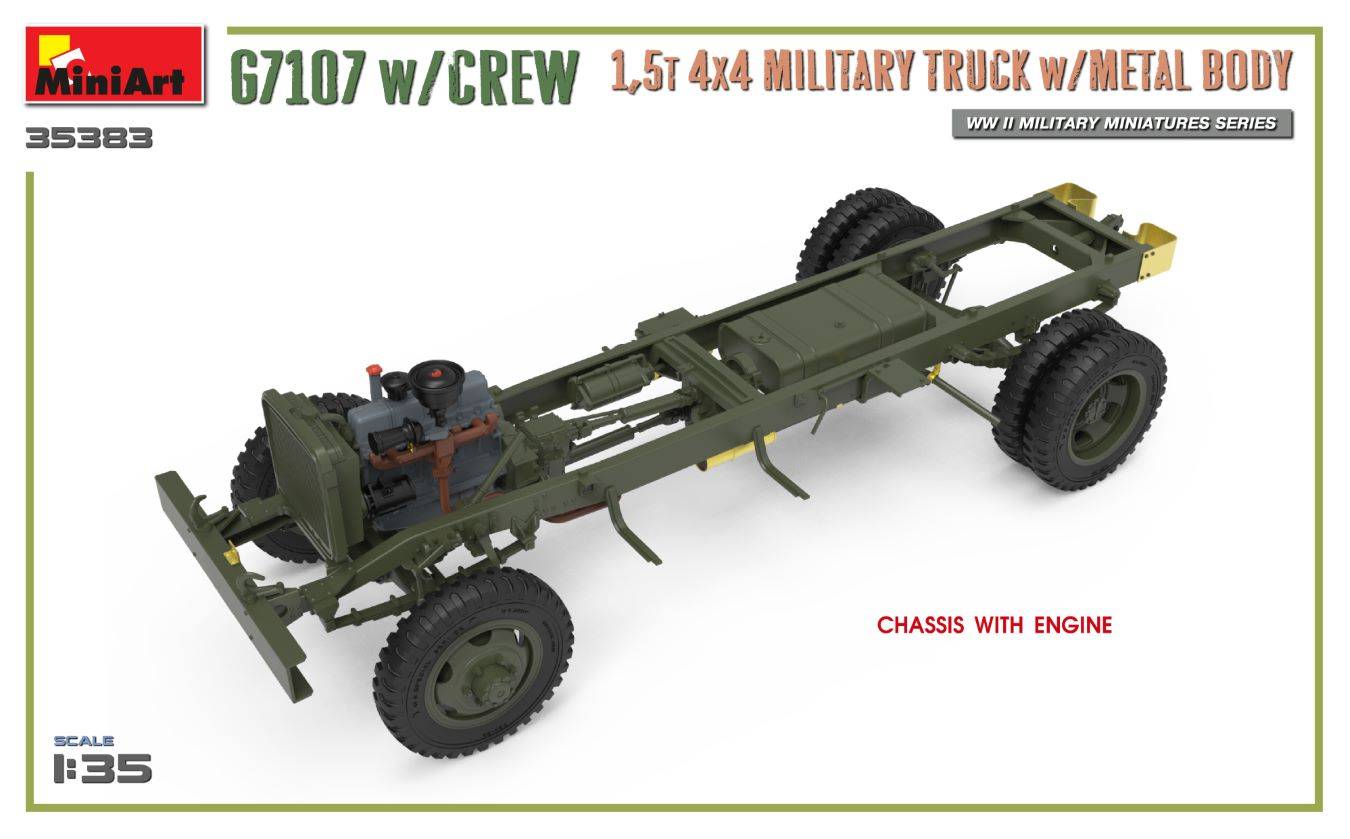 G7107 w/CREW 1,5t 4X4 CARGO TRUCK w/METAL BODY – Image 30