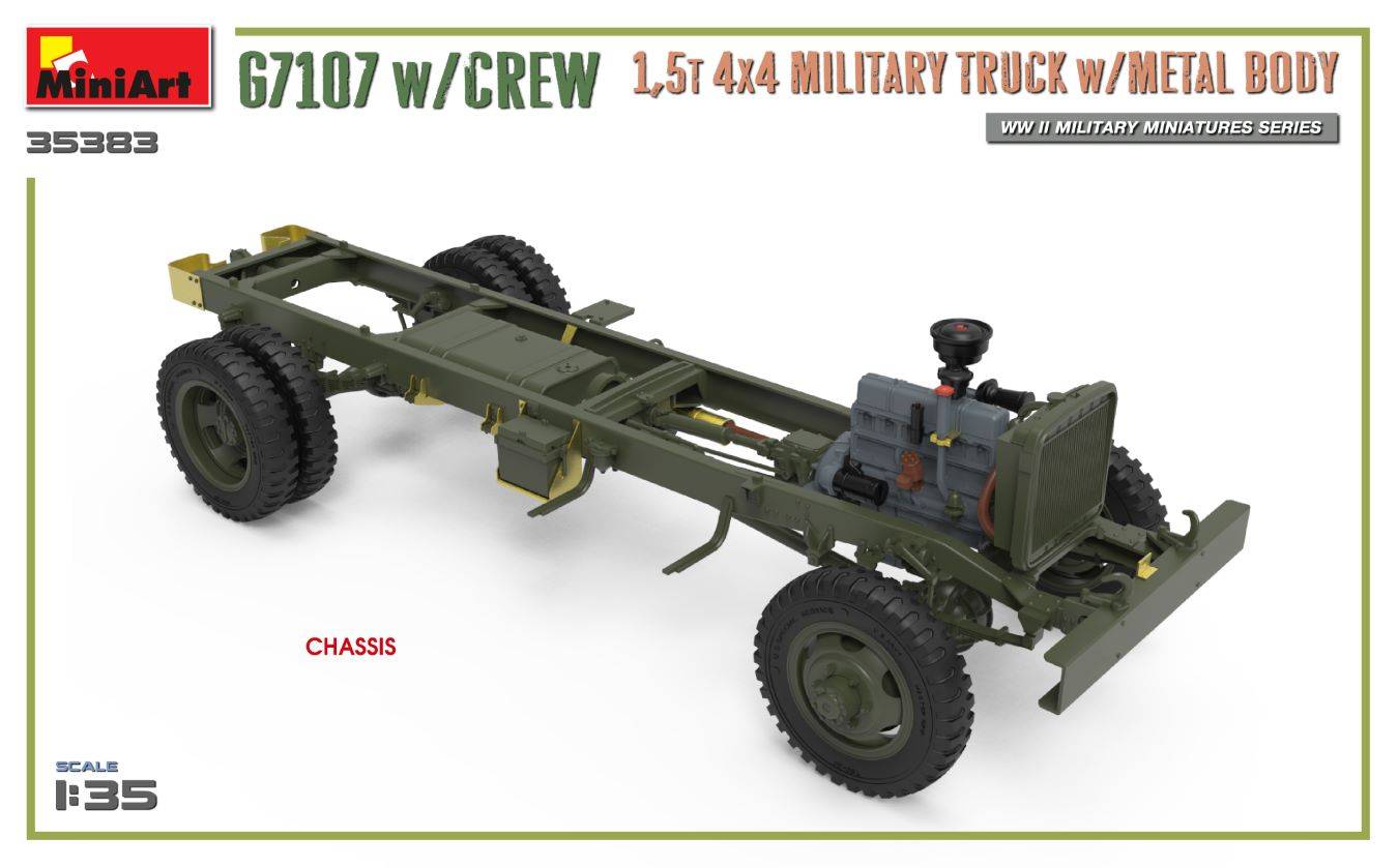 G7107 w/CREW 1,5t 4X4 CARGO TRUCK w/METAL BODY – Image 31