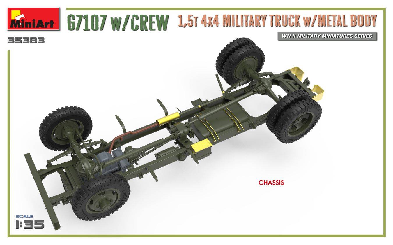 G7107 w/CREW 1,5t 4X4 CARGO TRUCK w/METAL BODY – Image 32