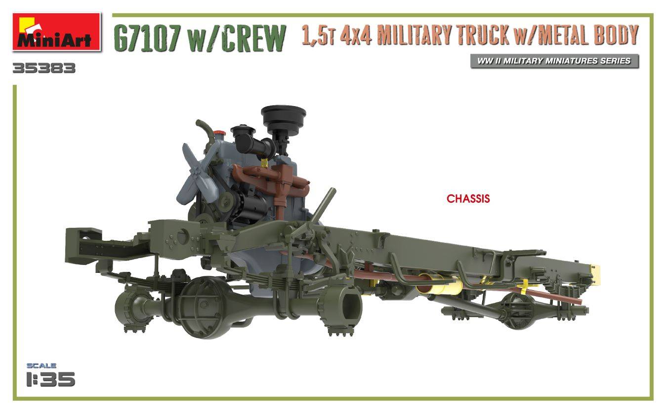 G7107 w/CREW 1,5t 4X4 CARGO TRUCK w/METAL BODY – Image 34