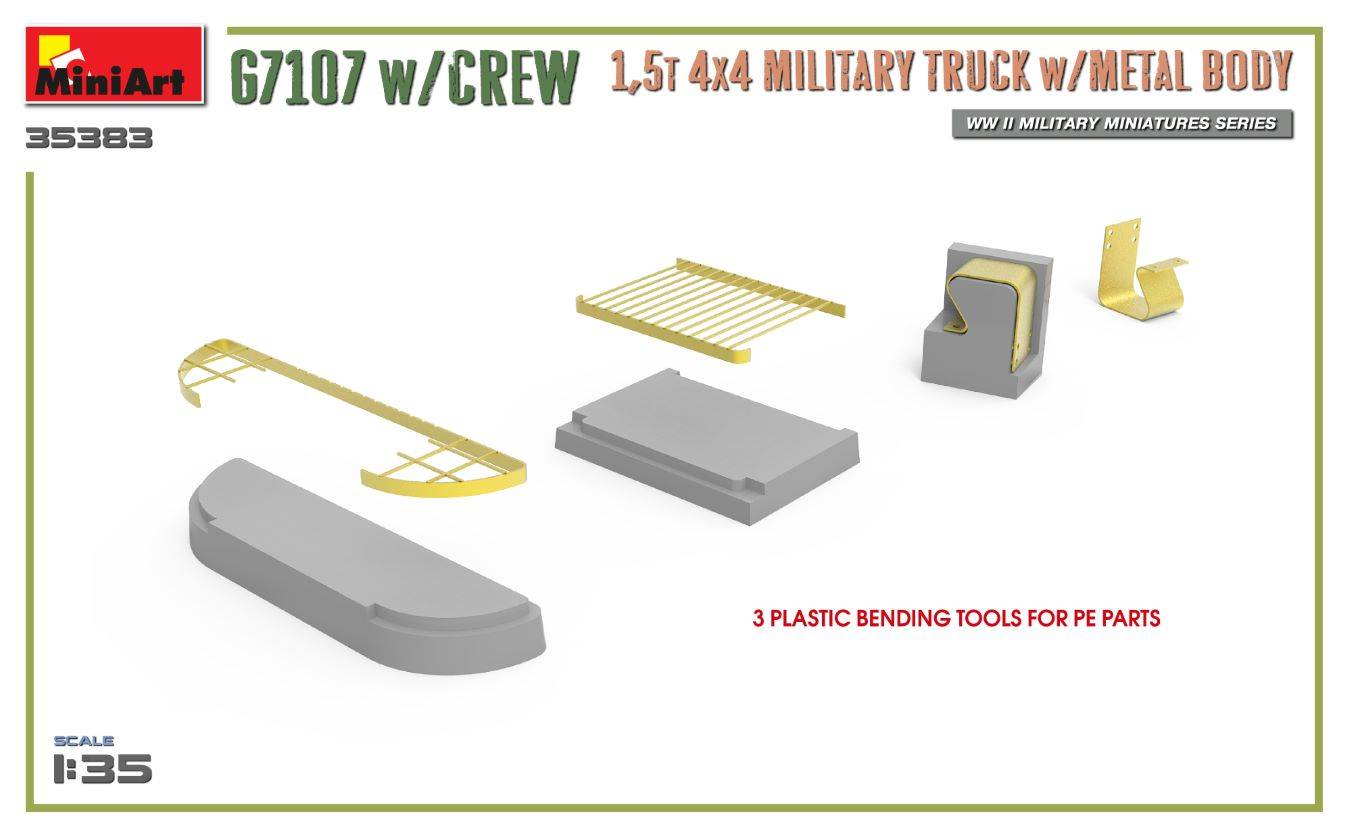 G7107 w/CREW 1,5t 4X4 CARGO TRUCK w/METAL BODY – Image 35