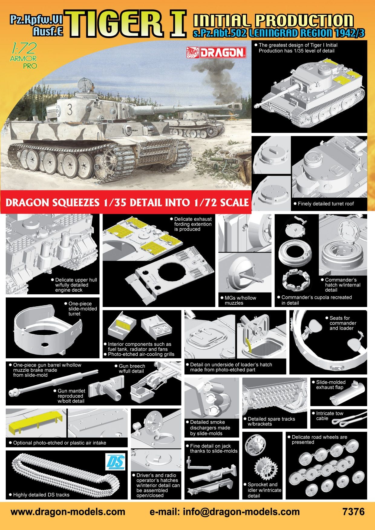 Sd.Kfz. 181 Tiger I Initial Production s.Pz.Abt. 502 Leningrad 1942 – Image 2