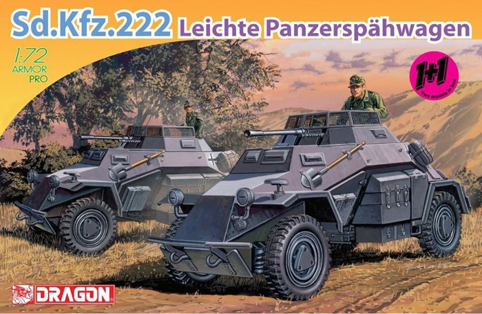 Sd.Kfz. 222 Leichte Panzerspähwagen 1+1