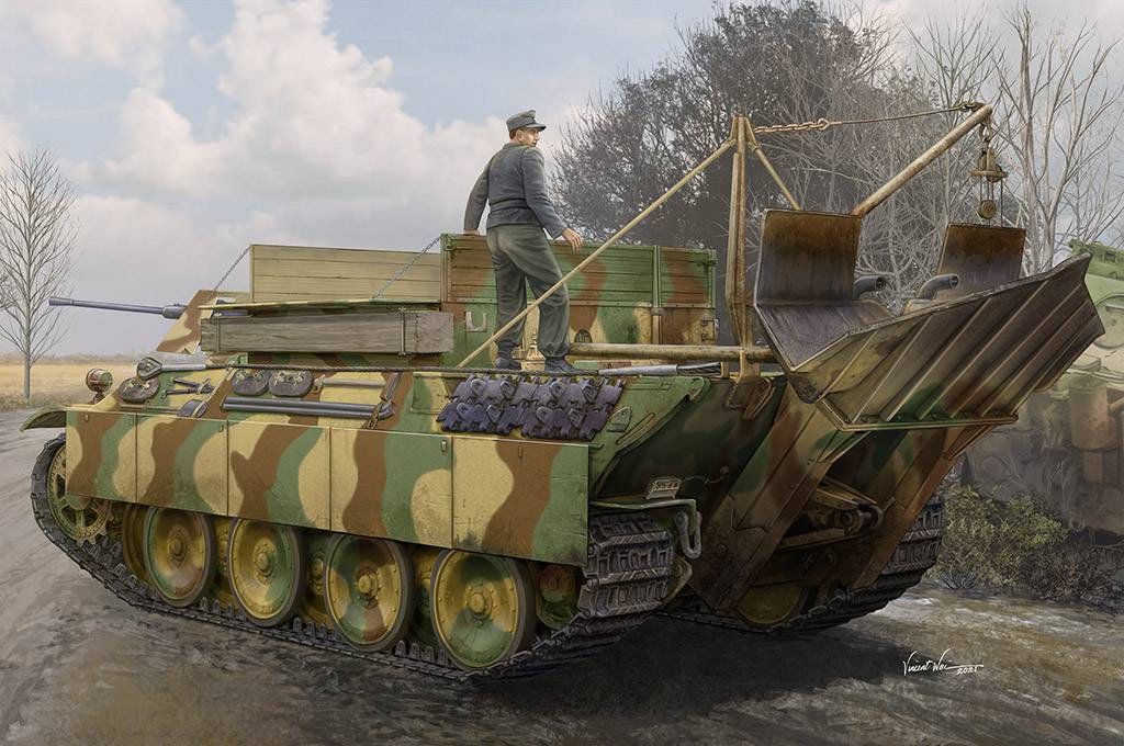 German Sd.Kfz. 179 Bergepanther Ausf. G – Image 2
