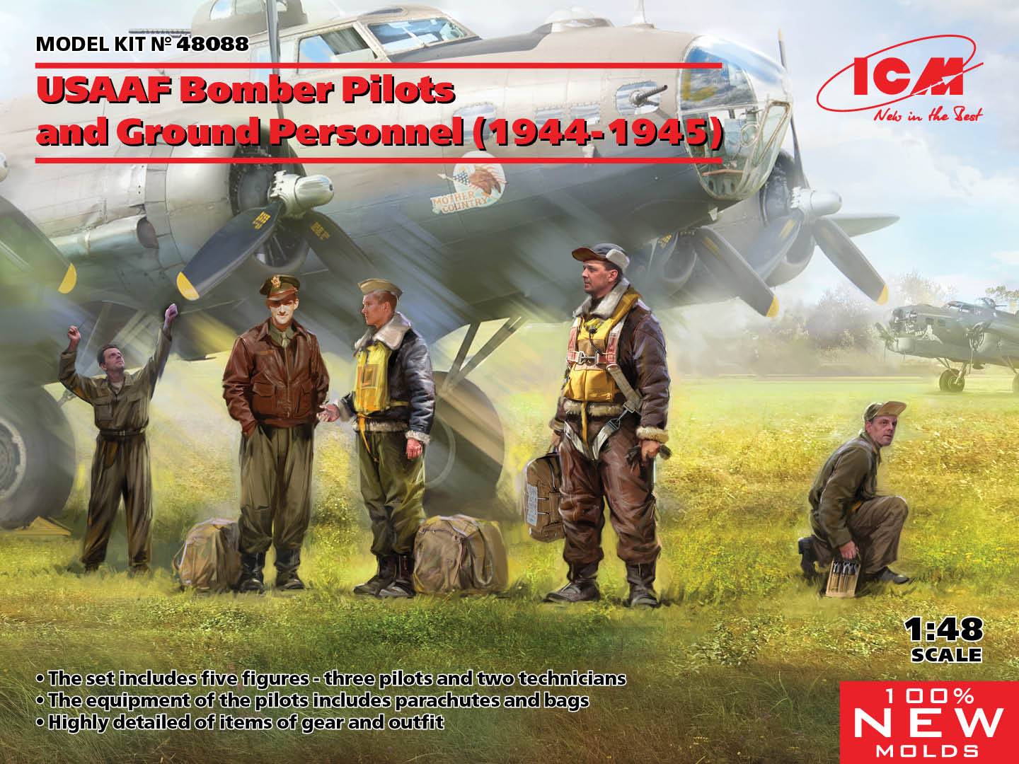 USAAF Bomber Pilots and Ground Personnel (1944-1945)