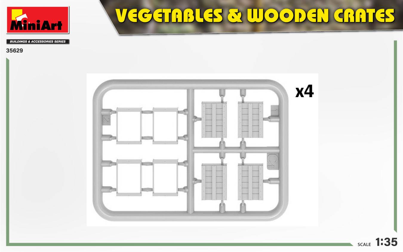 LÉGUMES & CAISSES EN BOIS - VEGETABLES & WOODEN CRATES – Image 3