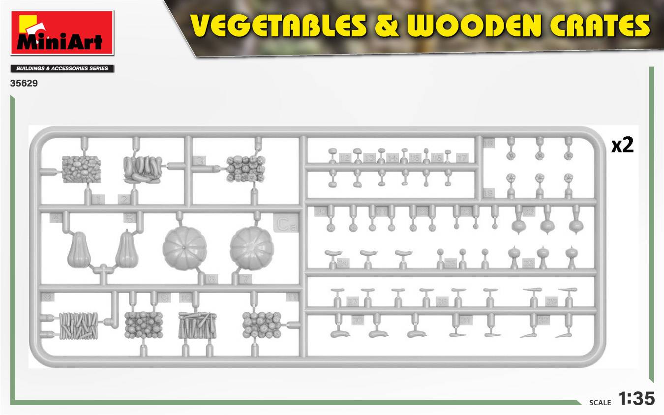 LÉGUMES & CAISSES EN BOIS - VEGETABLES & WOODEN CRATES – Image 4