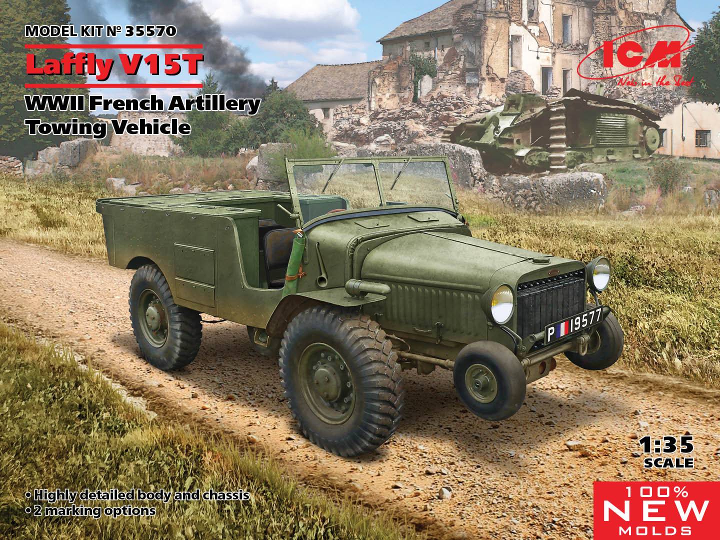 Laffly V15T WWII French Artillery Towing Vehicle
