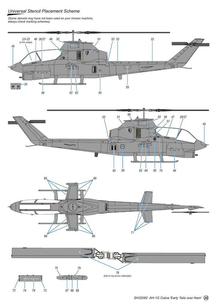 AH-1G Cobra ‘Early Tails over Vietnam’ Hi-Tech Kit – Image 7