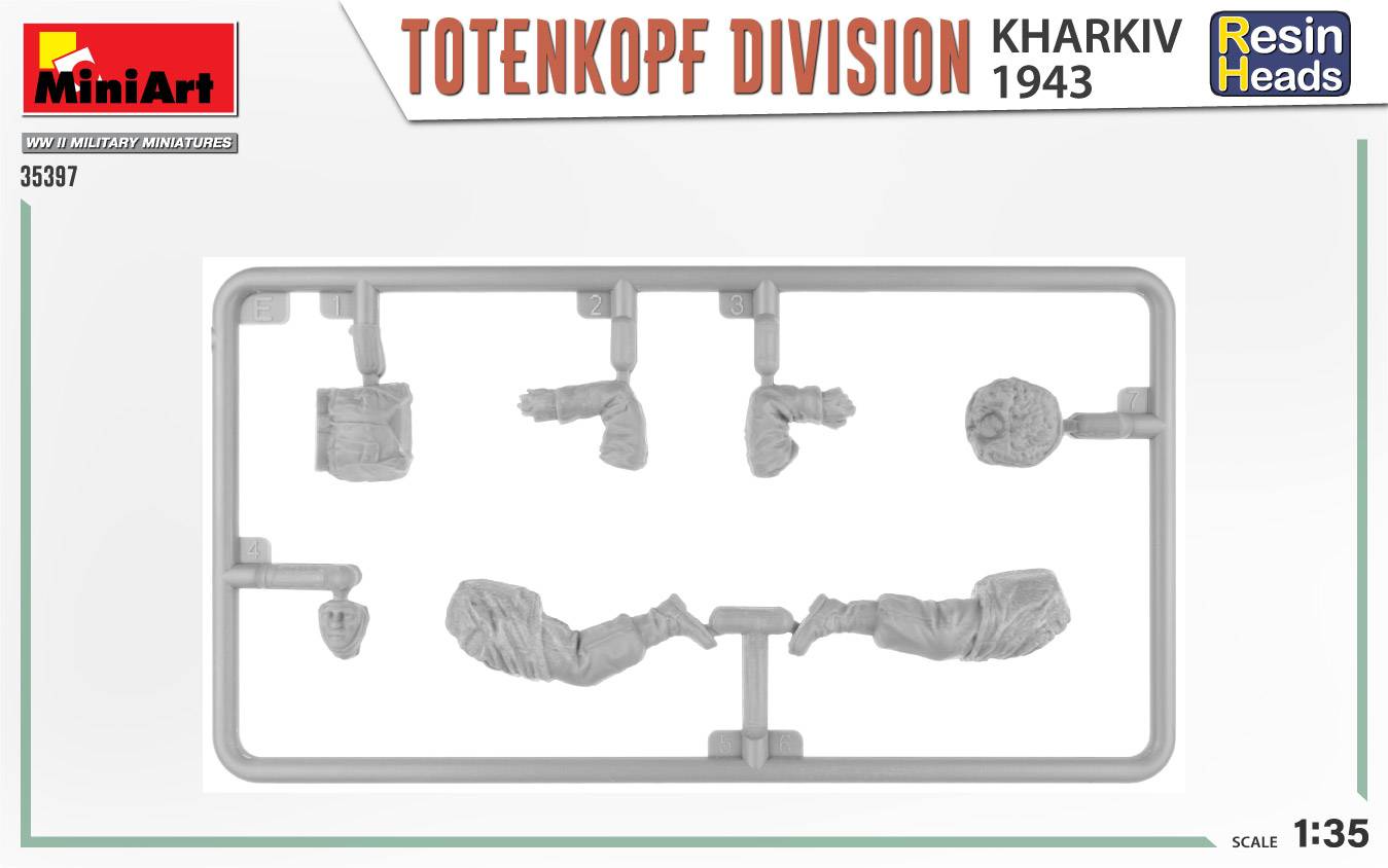 DIVISION TOTENKOPF. KHARKOV 1943. TÊTES EN RÉSINE – Image 3