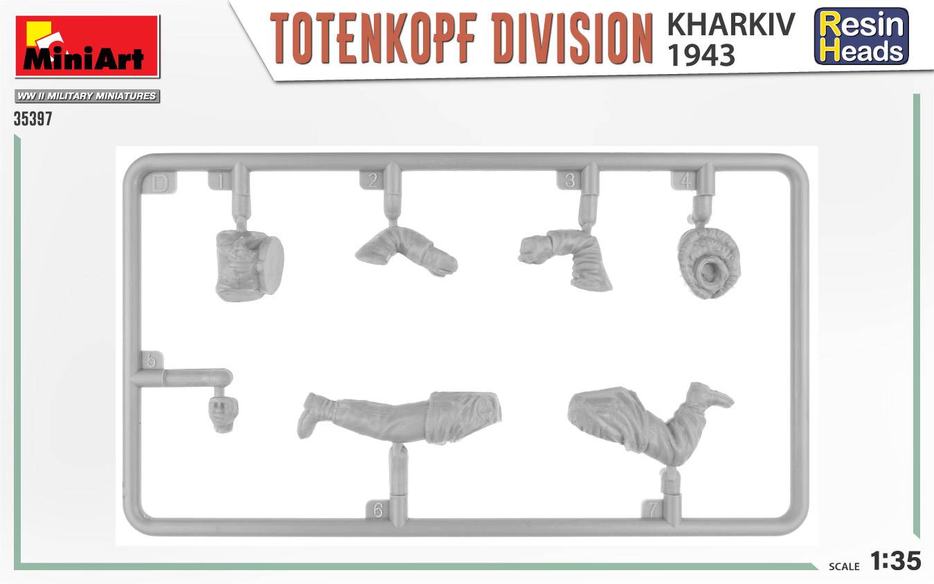 DIVISION TOTENKOPF. KHARKOV 1943. TÊTES EN RÉSINE – Image 4