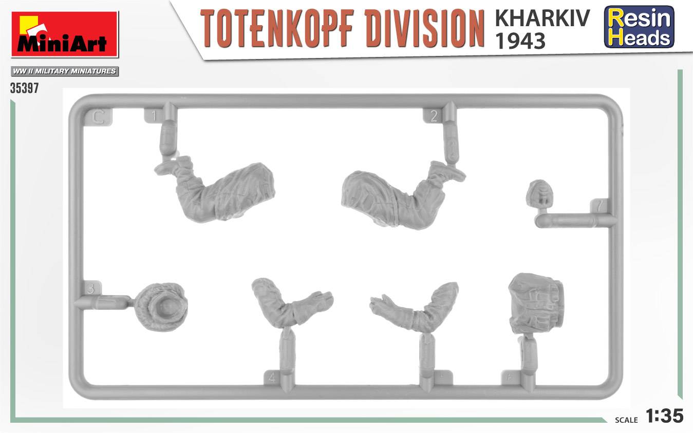 DIVISION TOTENKOPF. KHARKOV 1943. TÊTES EN RÉSINE – Image 5