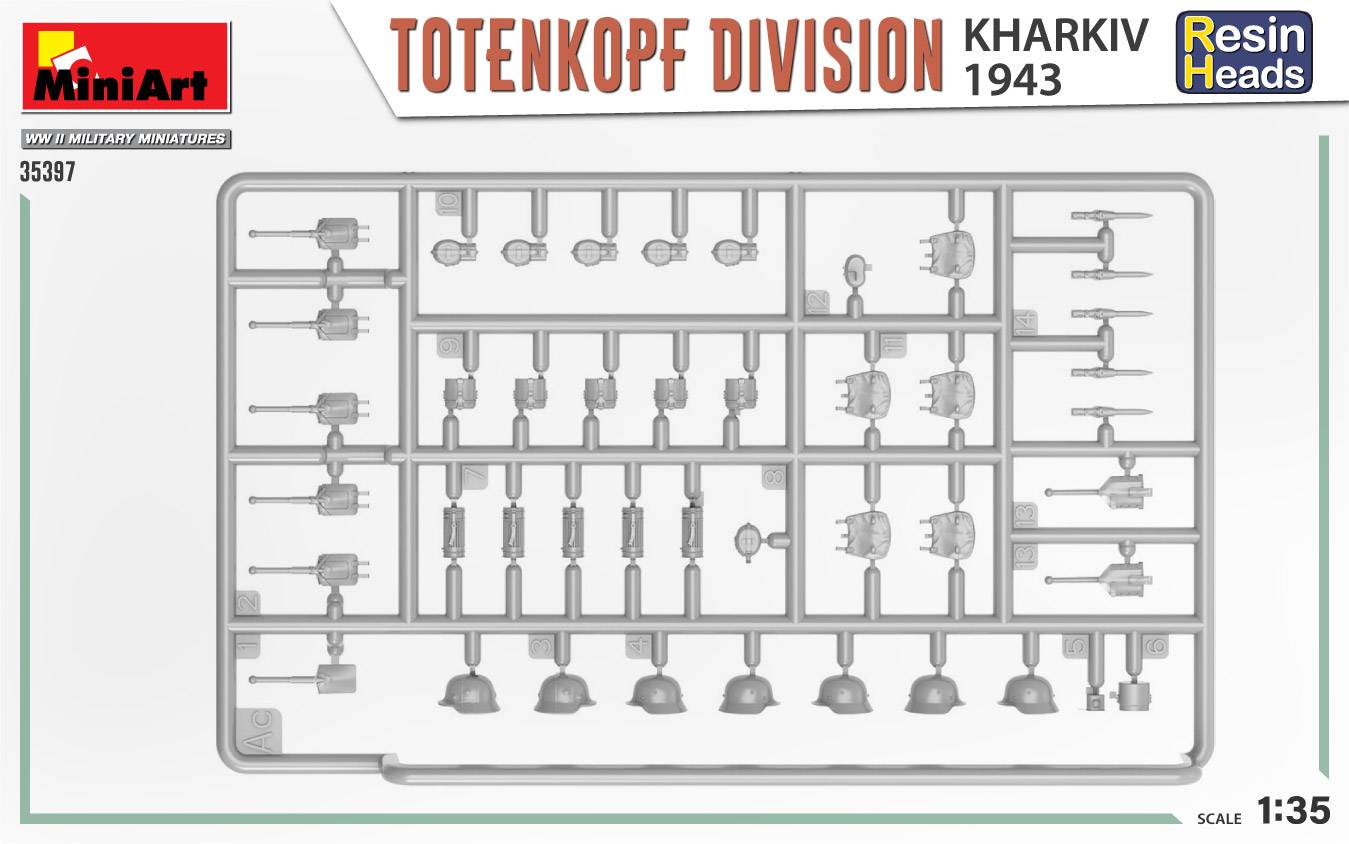 DIVISION TOTENKOPF. KHARKOV 1943. TÊTES EN RÉSINE – Image 9