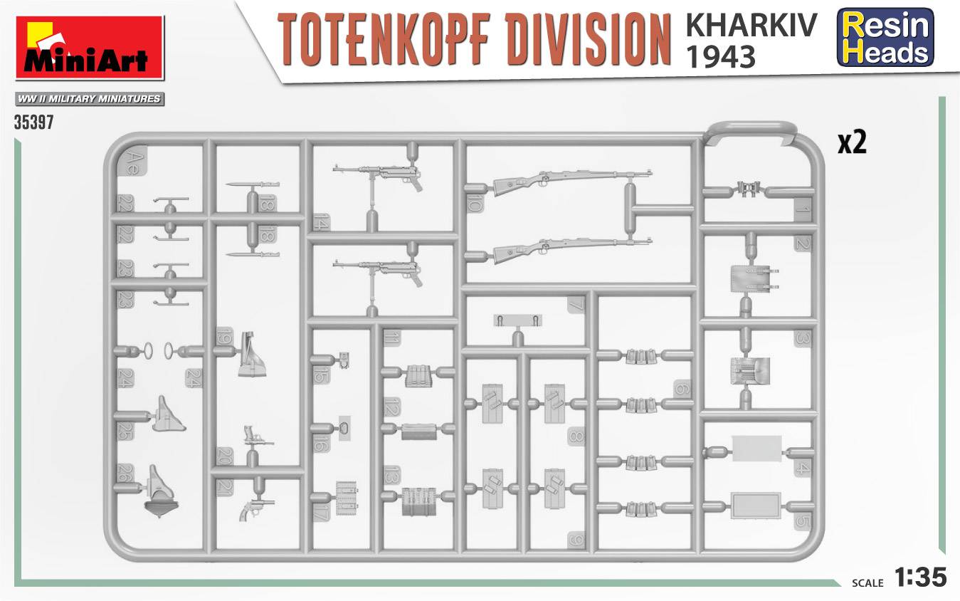 DIVISION TOTENKOPF. KHARKOV 1943. TÊTES EN RÉSINE – Image 10