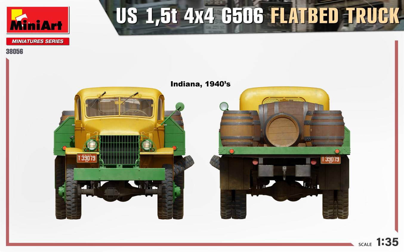 US 1,5t 4×4 G506 FLATBED TRUCK – Image 9