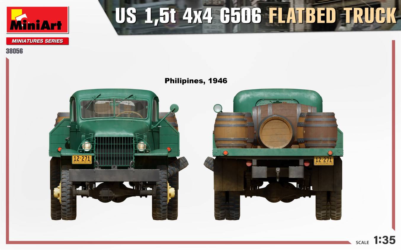 US 1,5t 4×4 G506 FLATBED TRUCK – Image 12