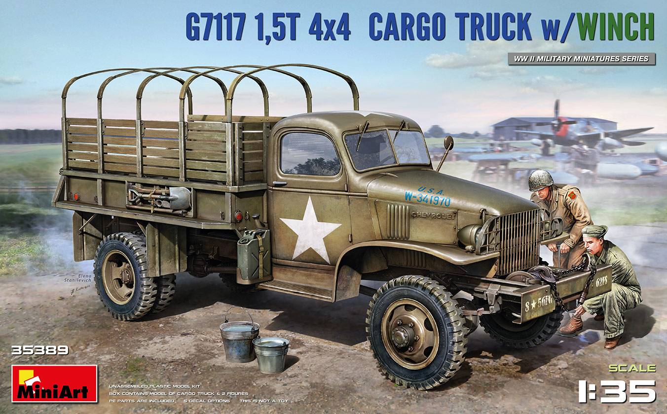 G7117 1,5T 4×4 CARGO TRUCK w/WINCH