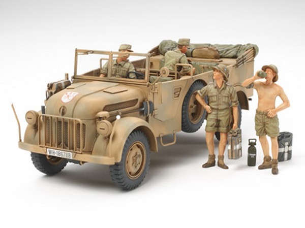 German Steyr Type 1500A/01 - & Africa Corps infantry at rest – Image 2