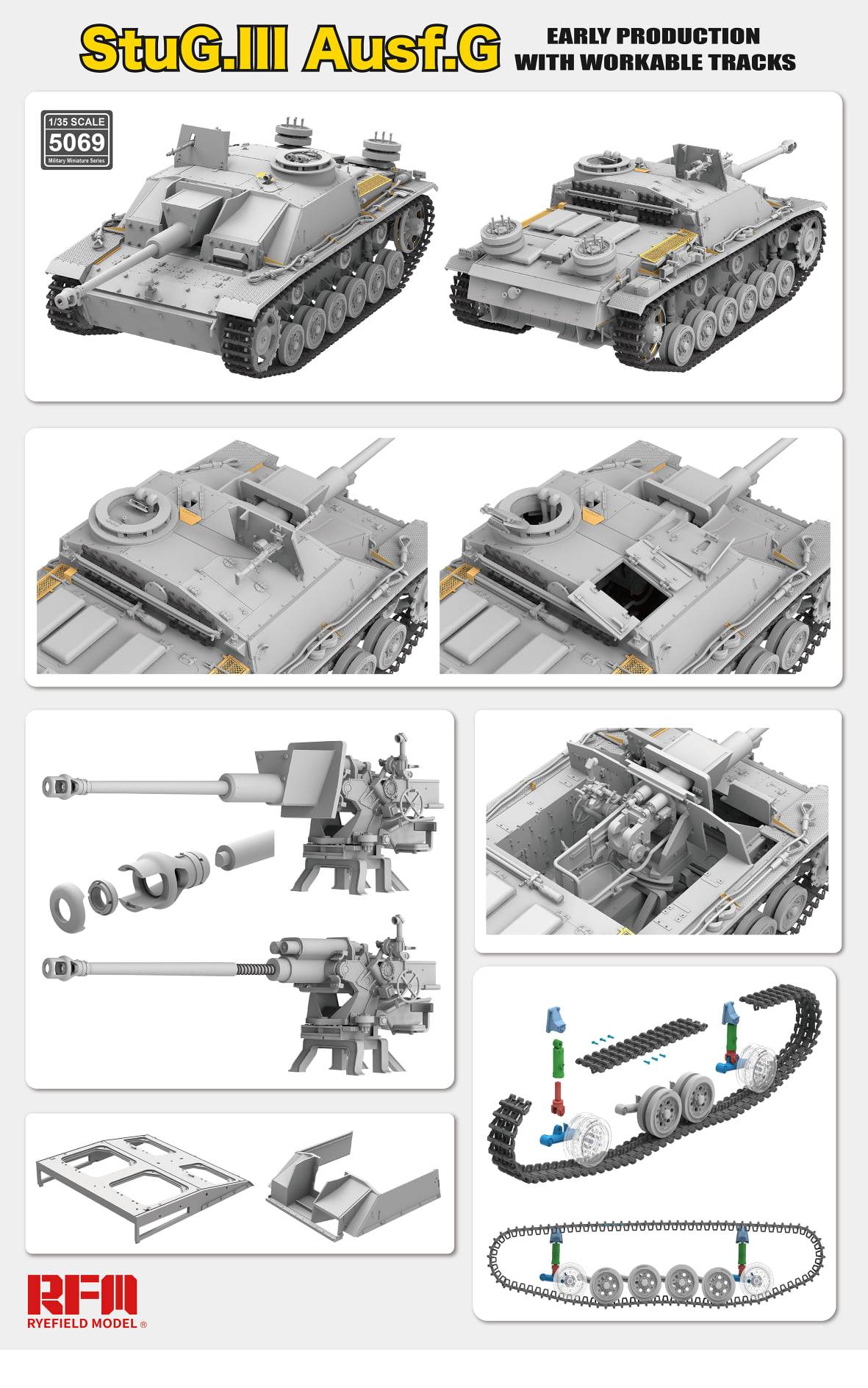 StuG. III Ausf. G Early Production with workable track links – Image 2