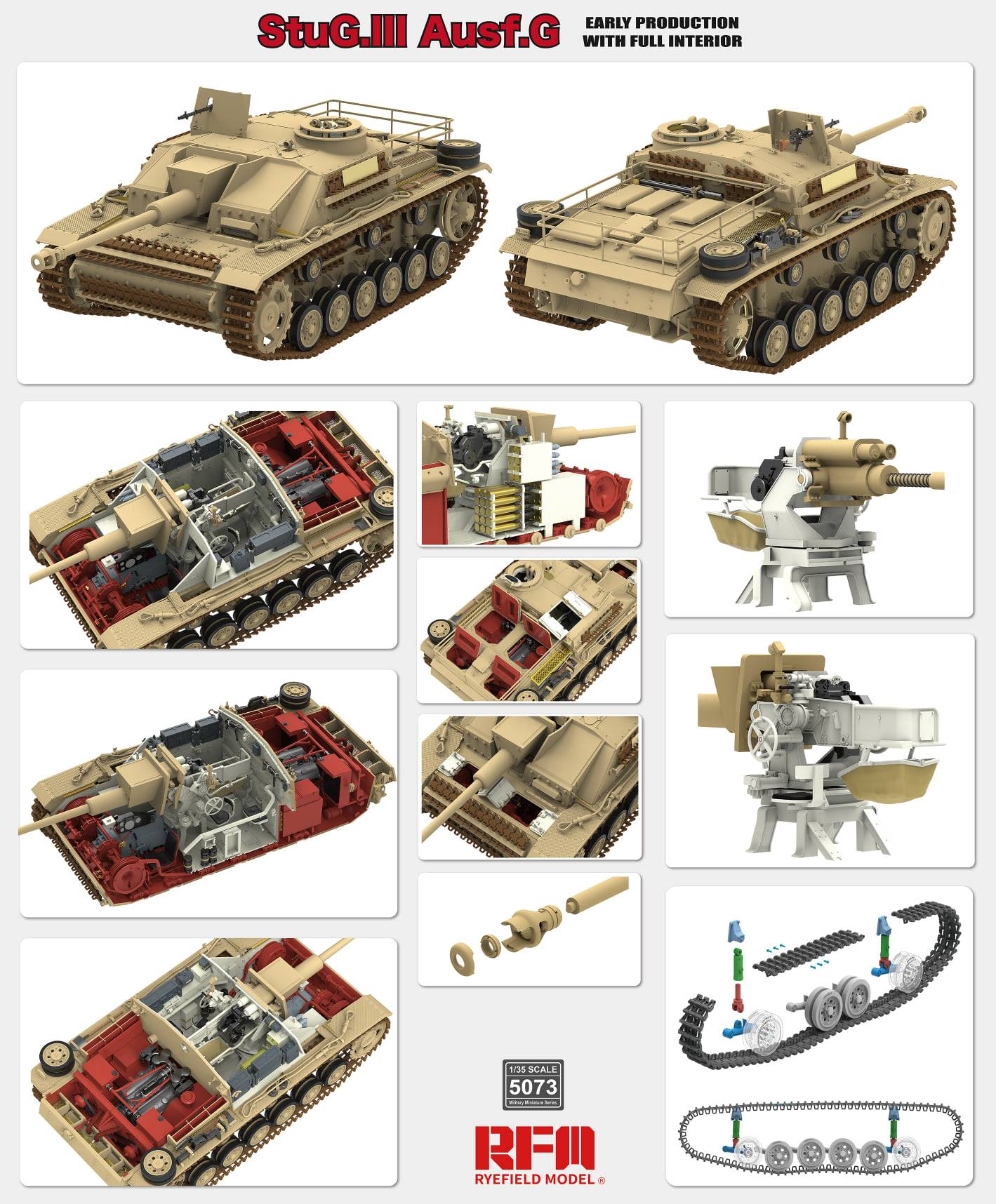 StuG III Ausf. G Early Production w/full Interior – Image 2