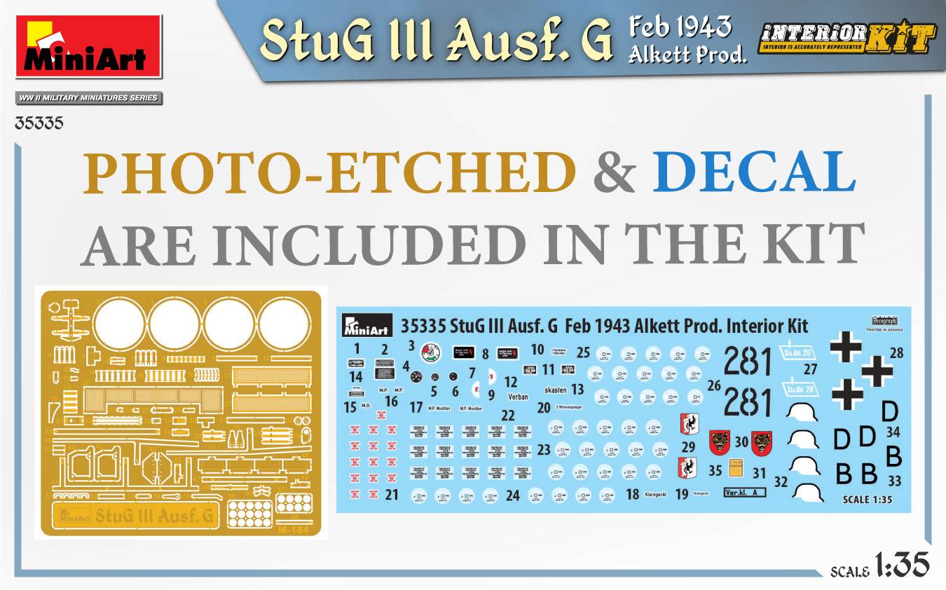 StuG III Ausf. G Feb 1943 Alkett Prod. INTERIOR KIT – Image 3