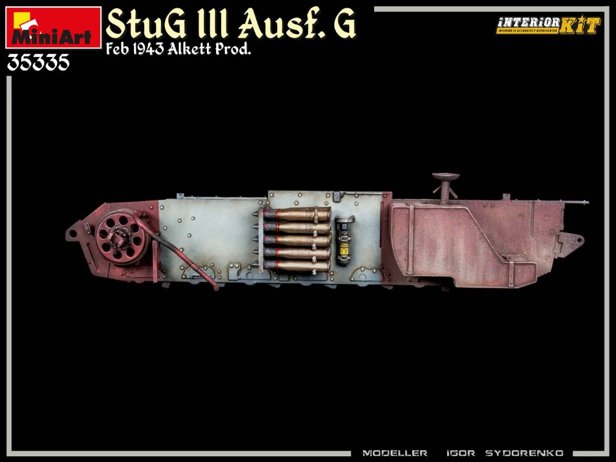 StuG III Ausf. G Feb 1943 Alkett Prod. INTERIOR KIT – Image 30