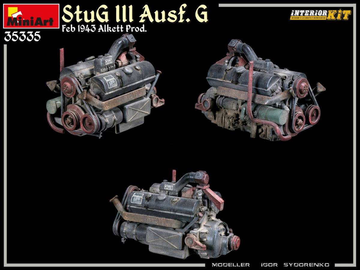 StuG III Ausf. G Feb 1943 Alkett Prod. INTERIOR KIT – Image 32