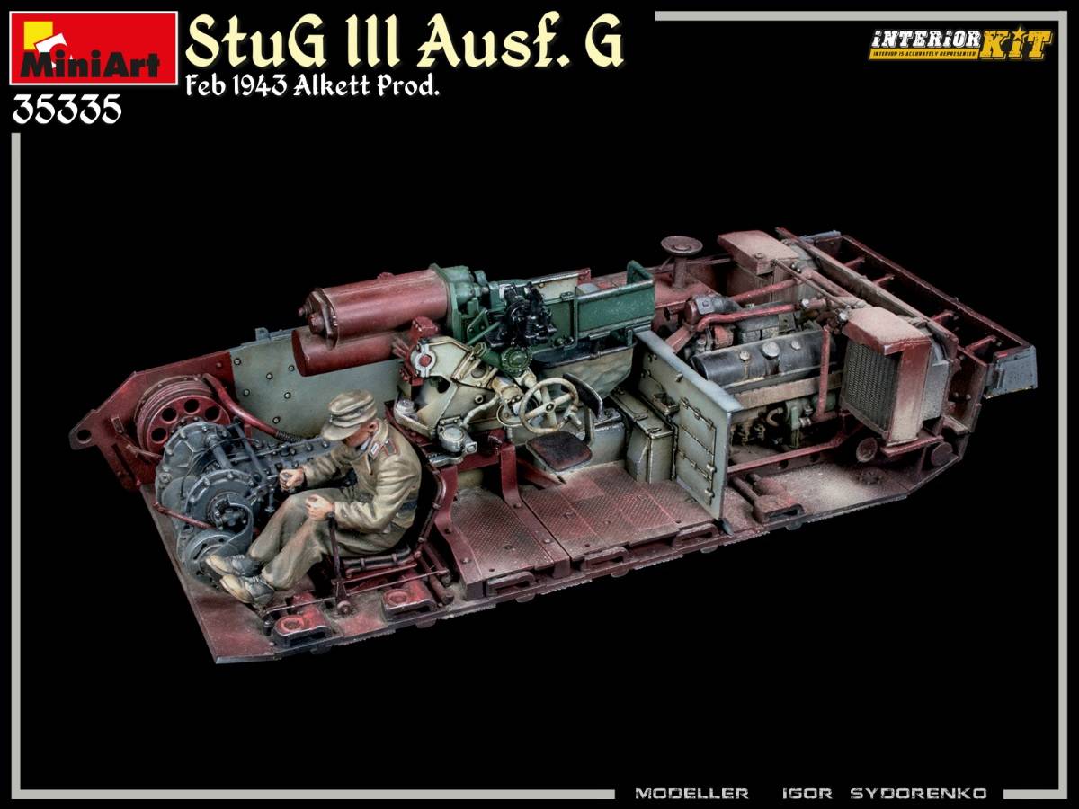 StuG III Ausf. G Feb 1943 Alkett Prod. INTERIOR KIT – Image 34