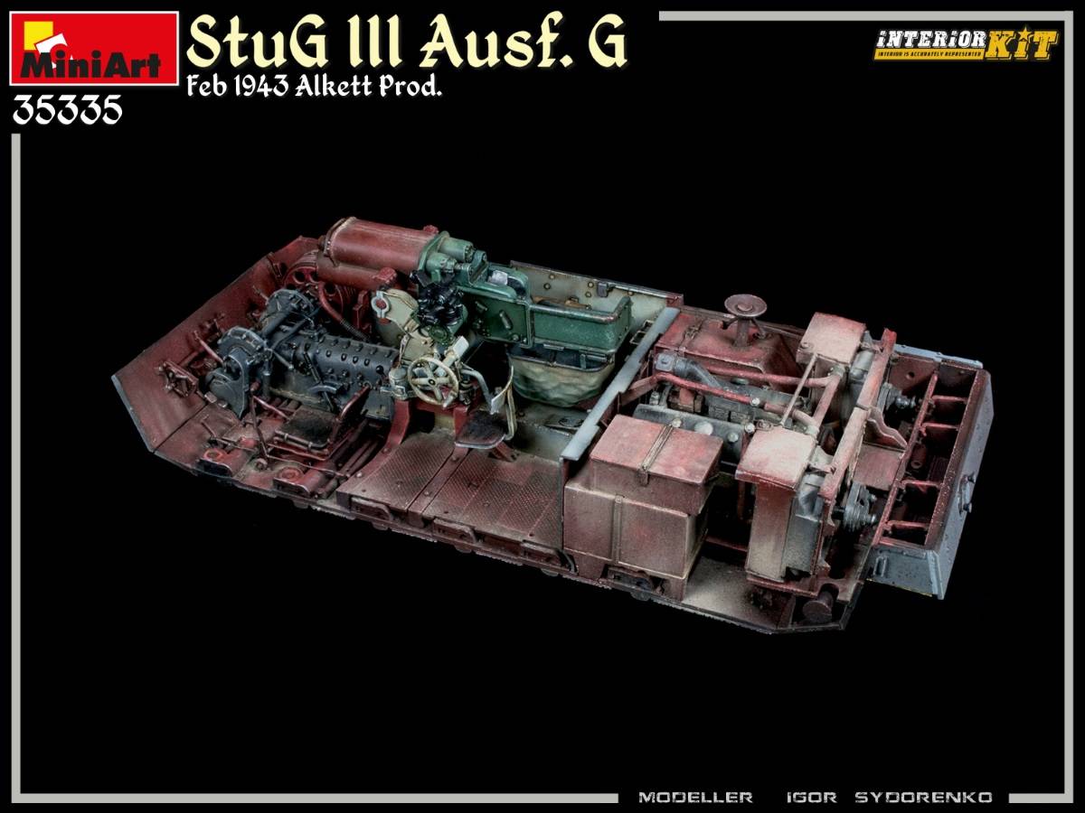 StuG III Ausf. G Feb 1943 Alkett Prod. INTERIOR KIT – Image 35
