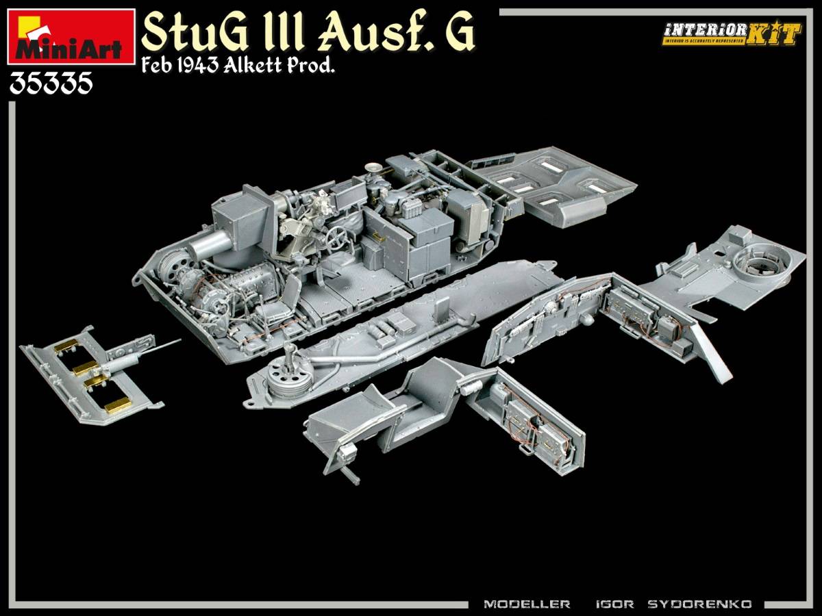 StuG III Ausf. G Feb 1943 Alkett Prod. INTERIOR KIT – Image 46