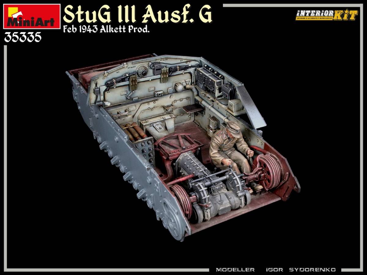 StuG III Ausf. G Feb 1943 Alkett Prod. INTERIOR KIT – Image 48