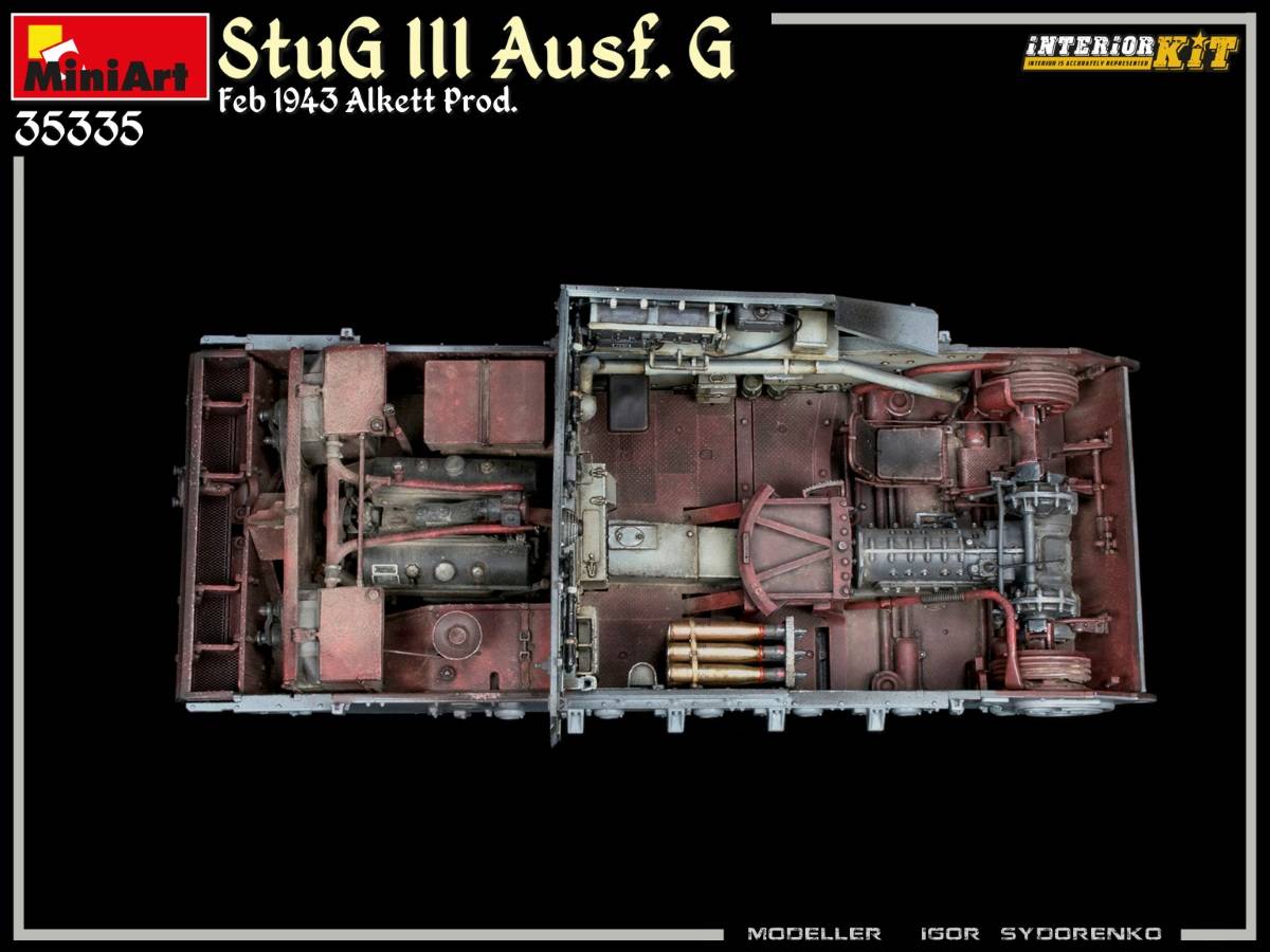 StuG III Ausf. G Feb 1943 Alkett Prod. INTERIOR KIT – Image 49