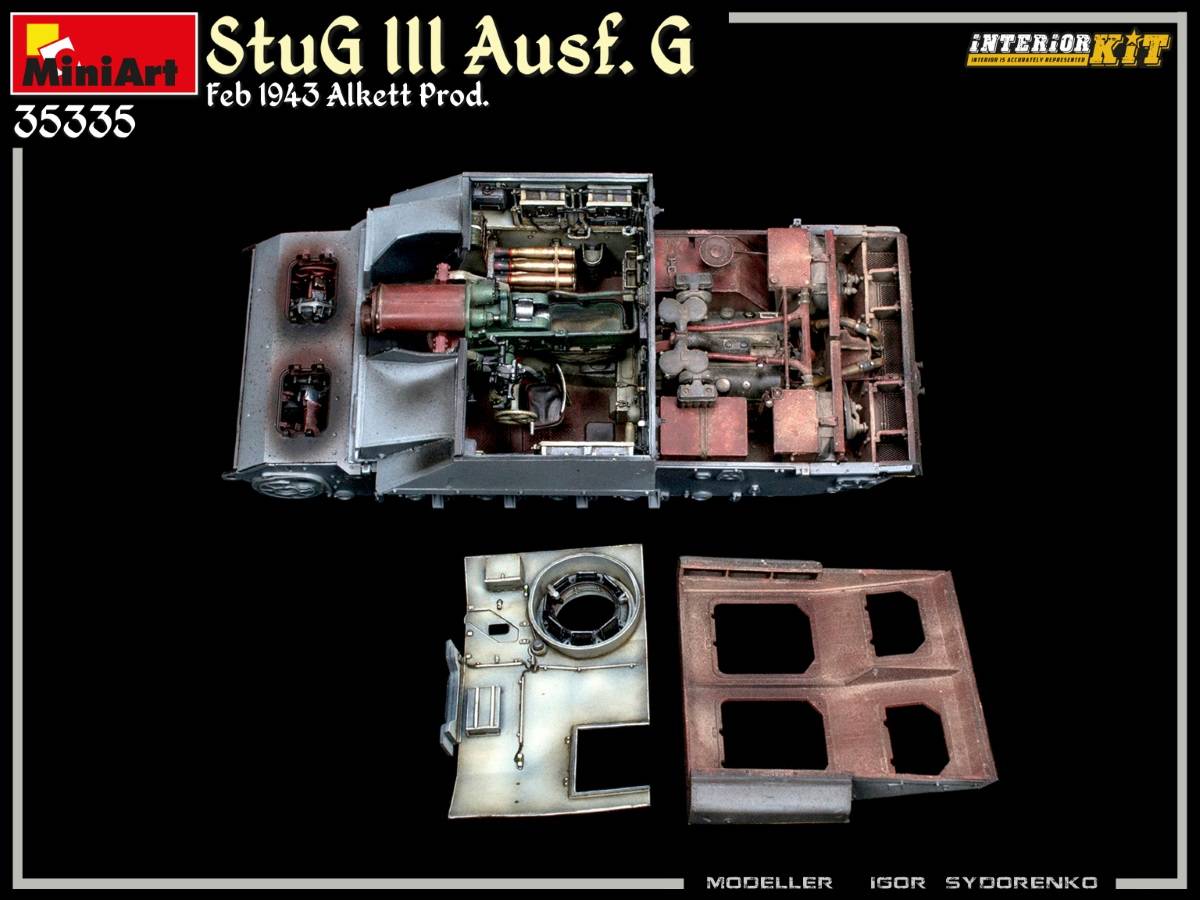 StuG III Ausf. G Feb 1943 Alkett Prod. INTERIOR KIT – Image 50