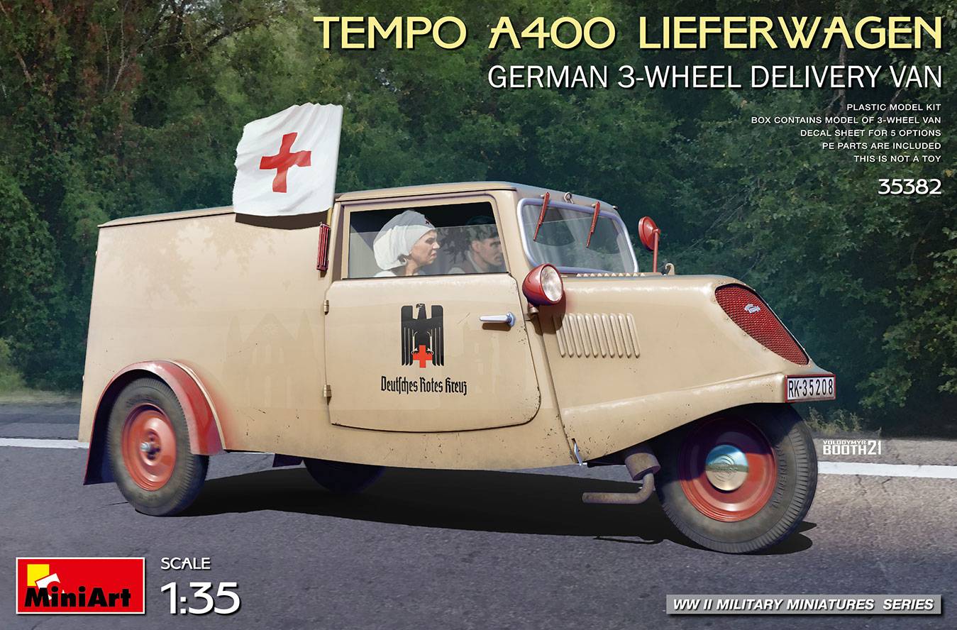 TEMPO A400 LIEFERWAGEN. FOURgon DE LIVRAISON ALLEMAND À 3 ROUES