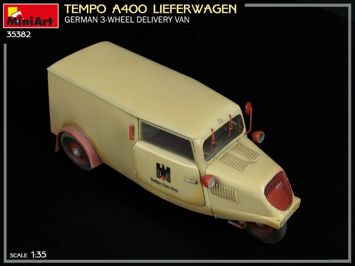 TEMPO A400 LIEFERWAGEN. FOURgon DE LIVRAISON ALLEMAND À 3 ROUES – Image 7