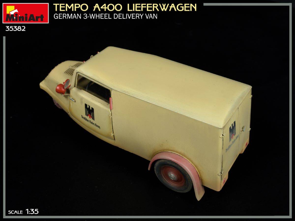 TEMPO A400 LIEFERWAGEN. FOURgon DE LIVRAISON ALLEMAND À 3 ROUES – Image 8