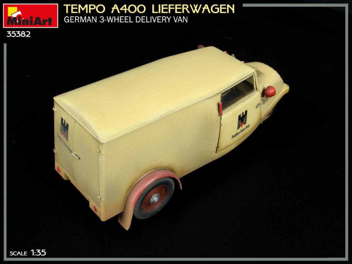 TEMPO A400 LIEFERWAGEN. FOURgon DE LIVRAISON ALLEMAND À 3 ROUES – Image 9