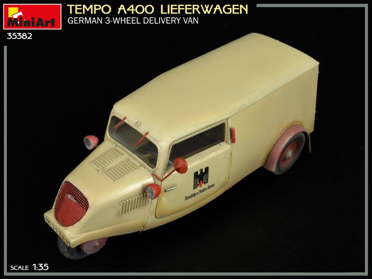 TEMPO A400 LIEFERWAGEN. FOURgon DE LIVRAISON ALLEMAND À 3 ROUES – Image 10