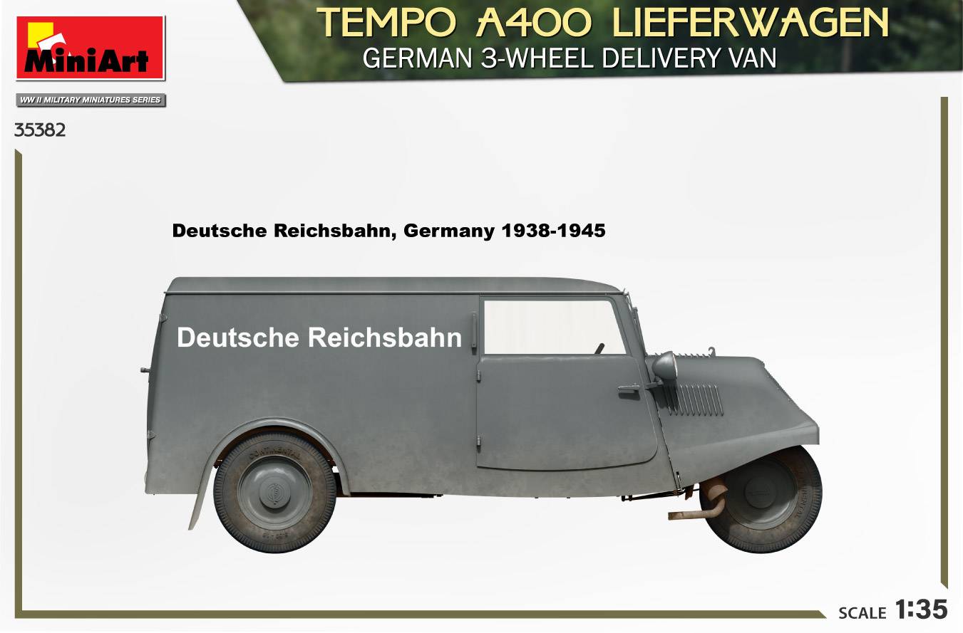TEMPO A400 LIEFERWAGEN. FOURgon DE LIVRAISON ALLEMAND À 3 ROUES – Image 15