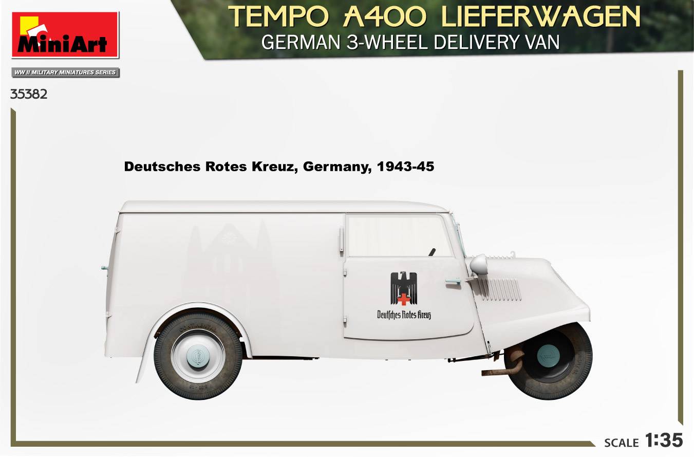 TEMPO A400 LIEFERWAGEN. FOURgon DE LIVRAISON ALLEMAND À 3 ROUES – Image 16