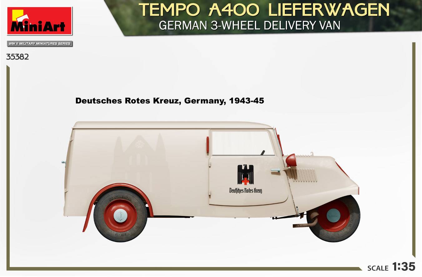 TEMPO A400 LIEFERWAGEN. FOURgon DE LIVRAISON ALLEMAND À 3 ROUES – Image 17