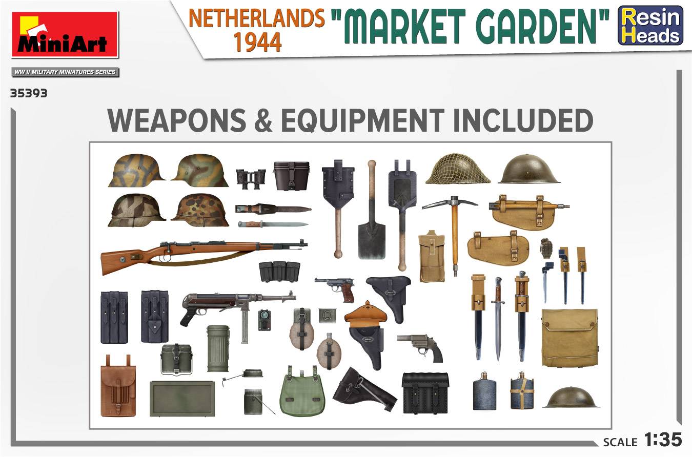 “MARKET GARDEN” NETHERLANDS 1944. RESIN HEADS – Image 8