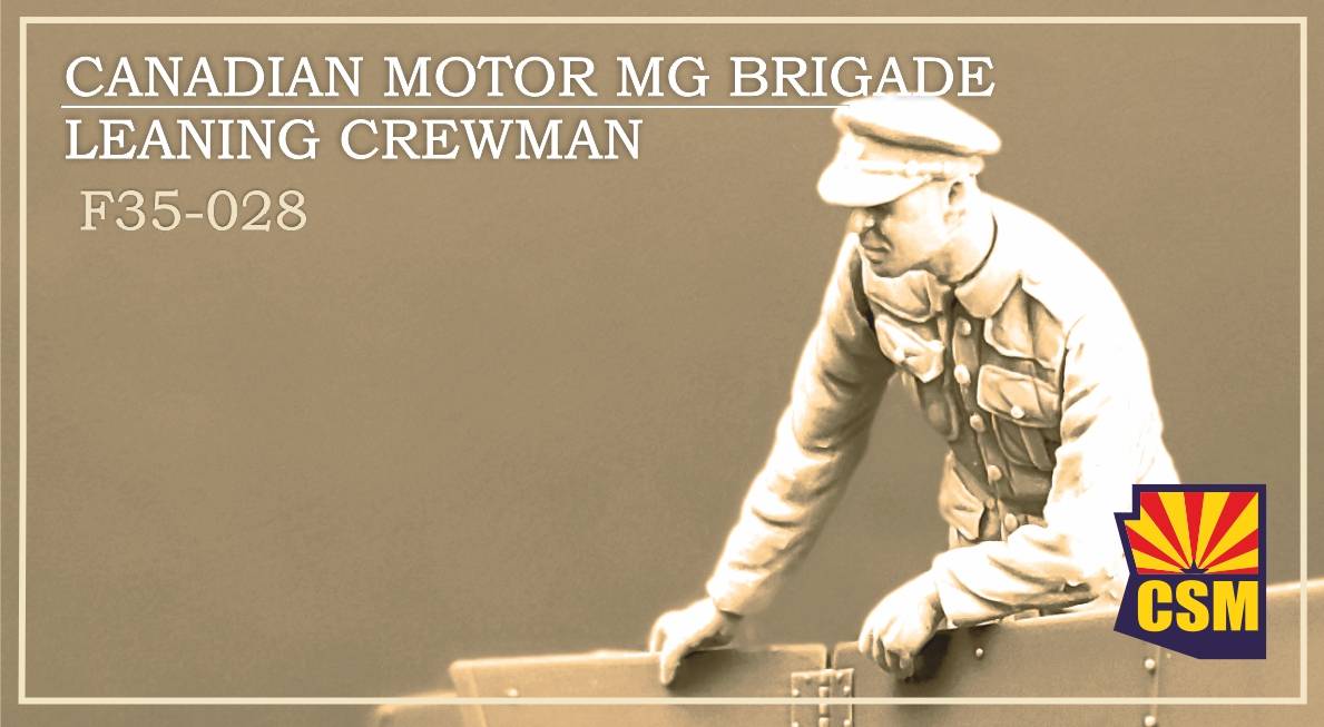 Canadian Motor MG Brigade Leaning Crewman