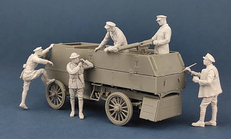 Canadian Motor MG Brigade Officer putting the helmet on – Image 3
