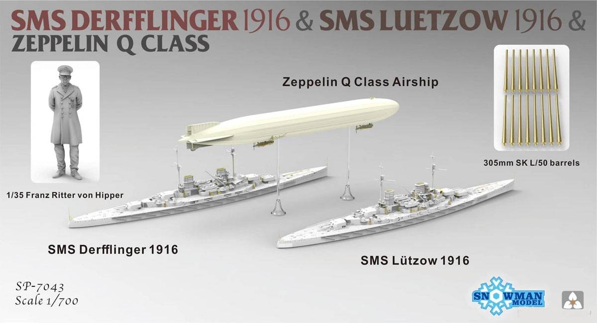 SMS DERFFLINGER 1916 & SMS LUETZOW 1916 & ZEPPELIN Q CLASS (LIMITED EDITION) – Image 3