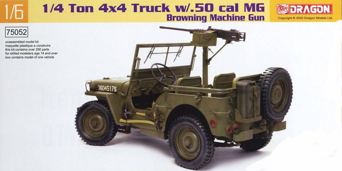 1/4 Ton 4x4 Truck w/.50 cal MG