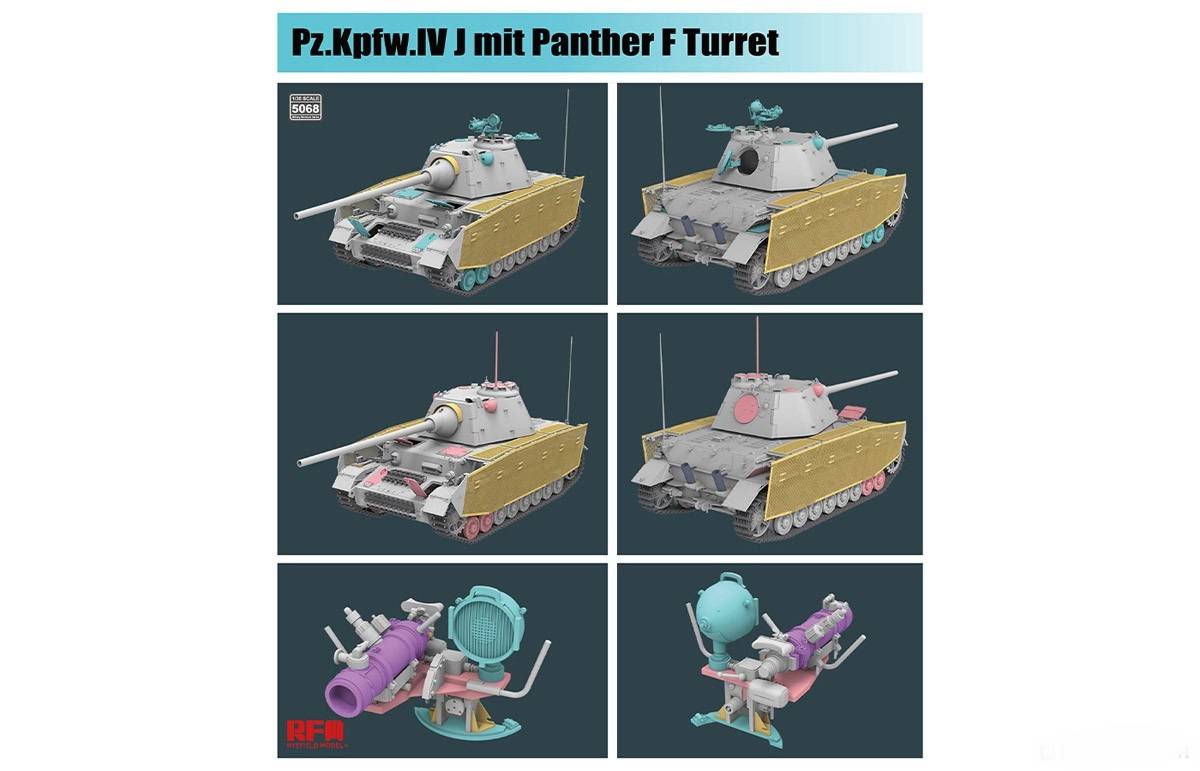 Pz.Kpfw.IV J mit Panther F Turret – Image 3