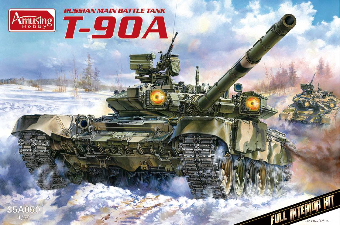 Russian Main Battle Tank T-90A Full Interior Kit