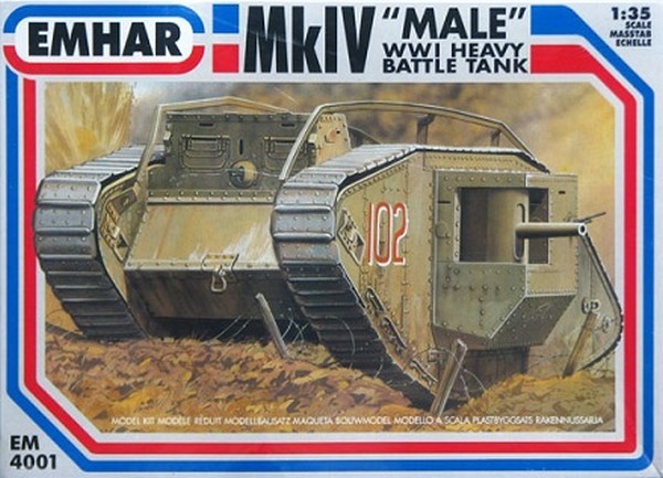 MkIV Male WWI Heavy Battle Tank