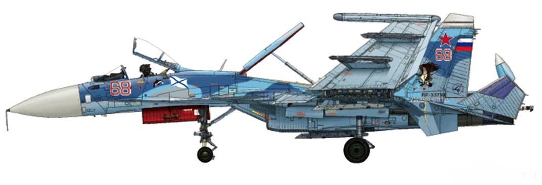 Su-33 Flanker-D Russian Navy Carrier-Borne Fighter – Image 24